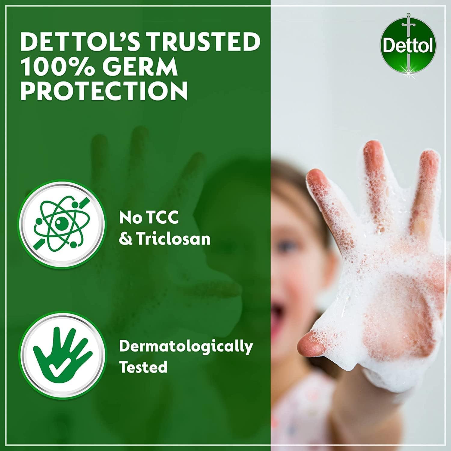 dettol skincare hand wash liquid soap refill, rose & sakura blossom fragrance, 1l, pack of 2