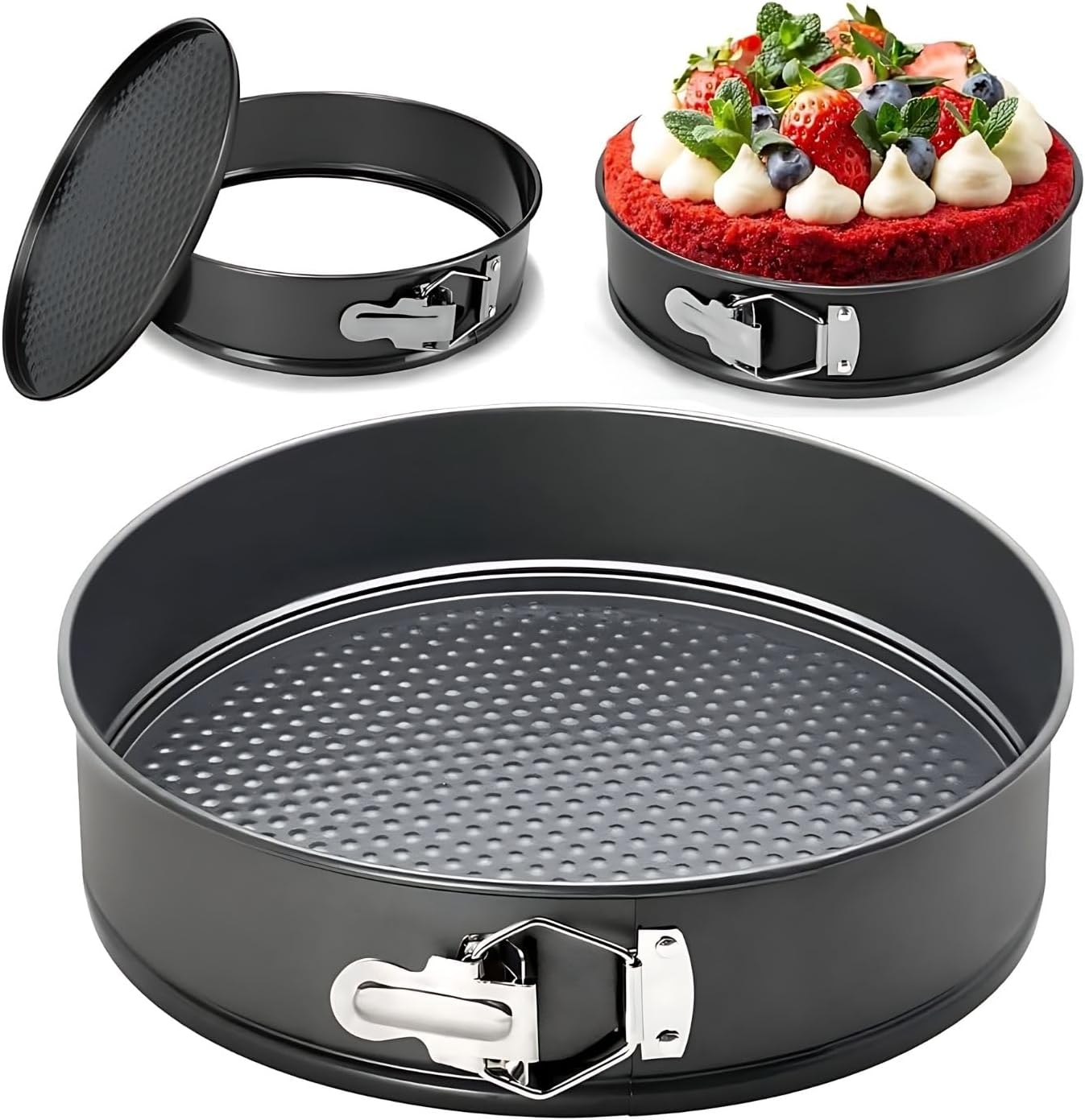 feelings spring form baking round pan, 24cm, non stick