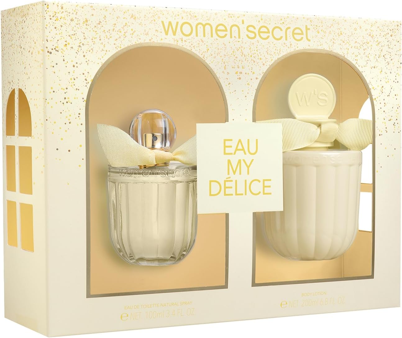women'secret women secret coffre eau my delice eau de toilette 100 ml and body lotion 200 ml set for women