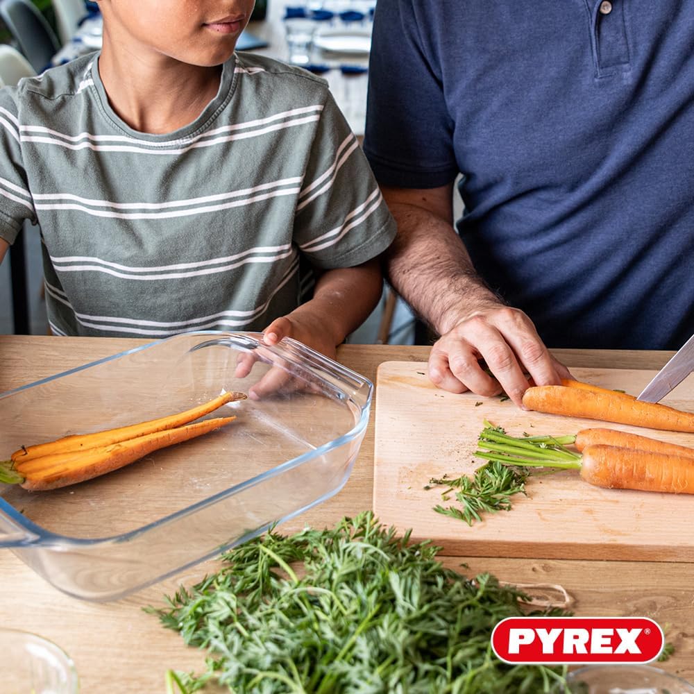 pyrex py 277990 transp irresistible ovenschaal set van 3 stuks