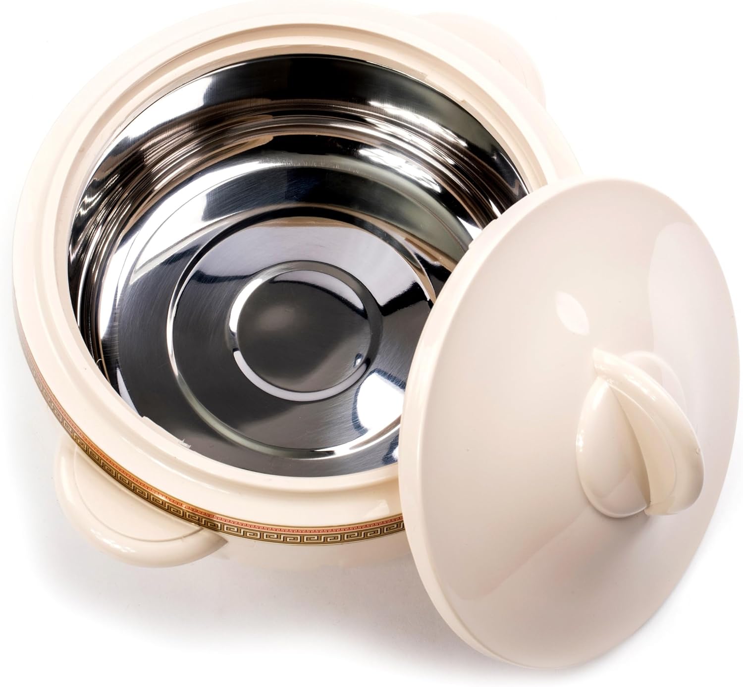 royalford casserole 3 pieces set, attractive insulated food containers that are dishwasher safe with comfortable handles