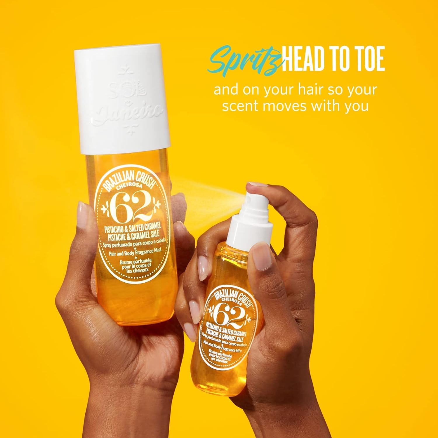 hi cool sol d janei.ro cheirosa '62 hair & body fragrance mist 90ml/3.4 fl oz