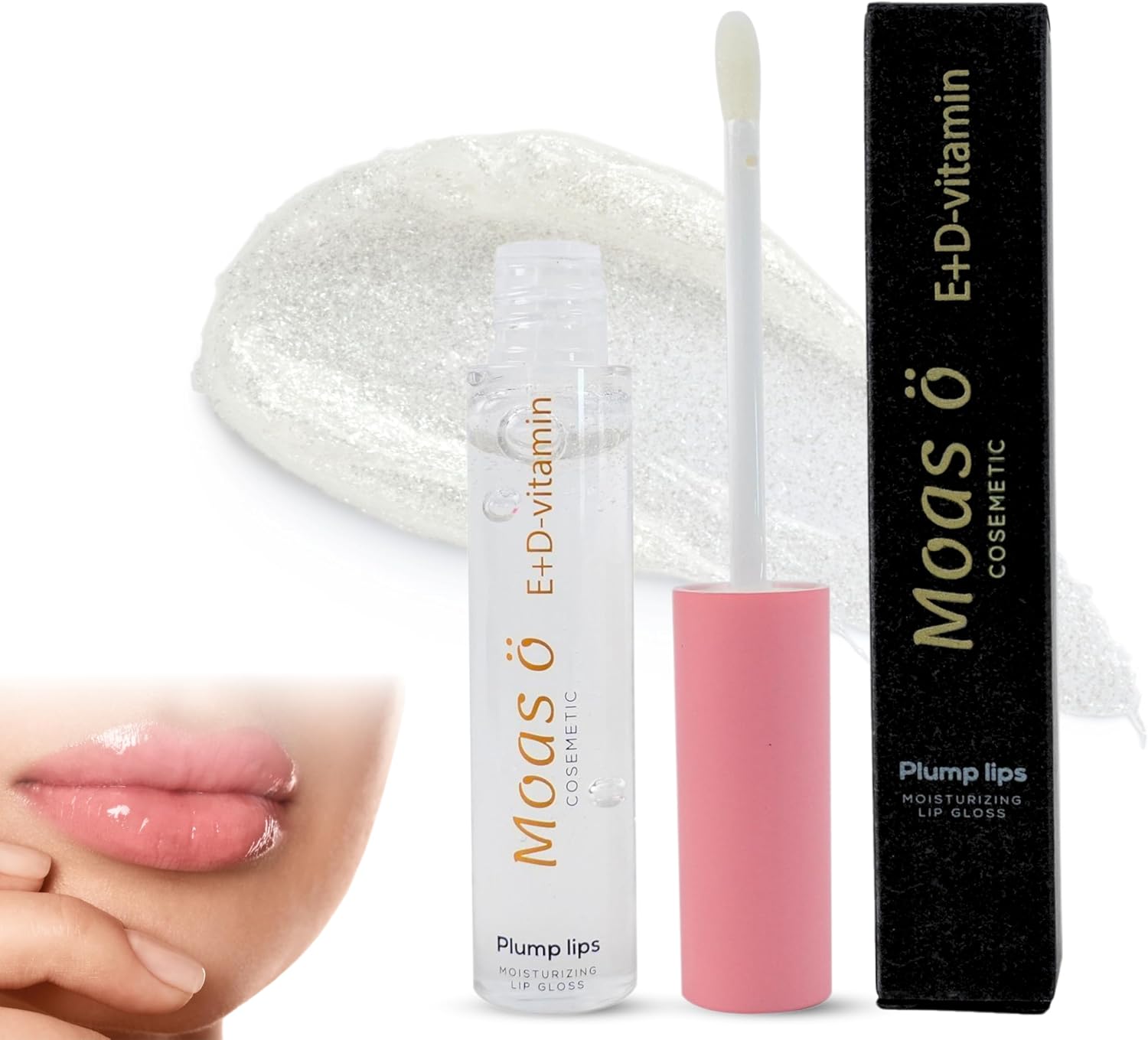 moas Ö premium extreme beauty lip plumper filler lip gloss balm long lasting natural lip tint and lip oil for fuller softer lips without injections