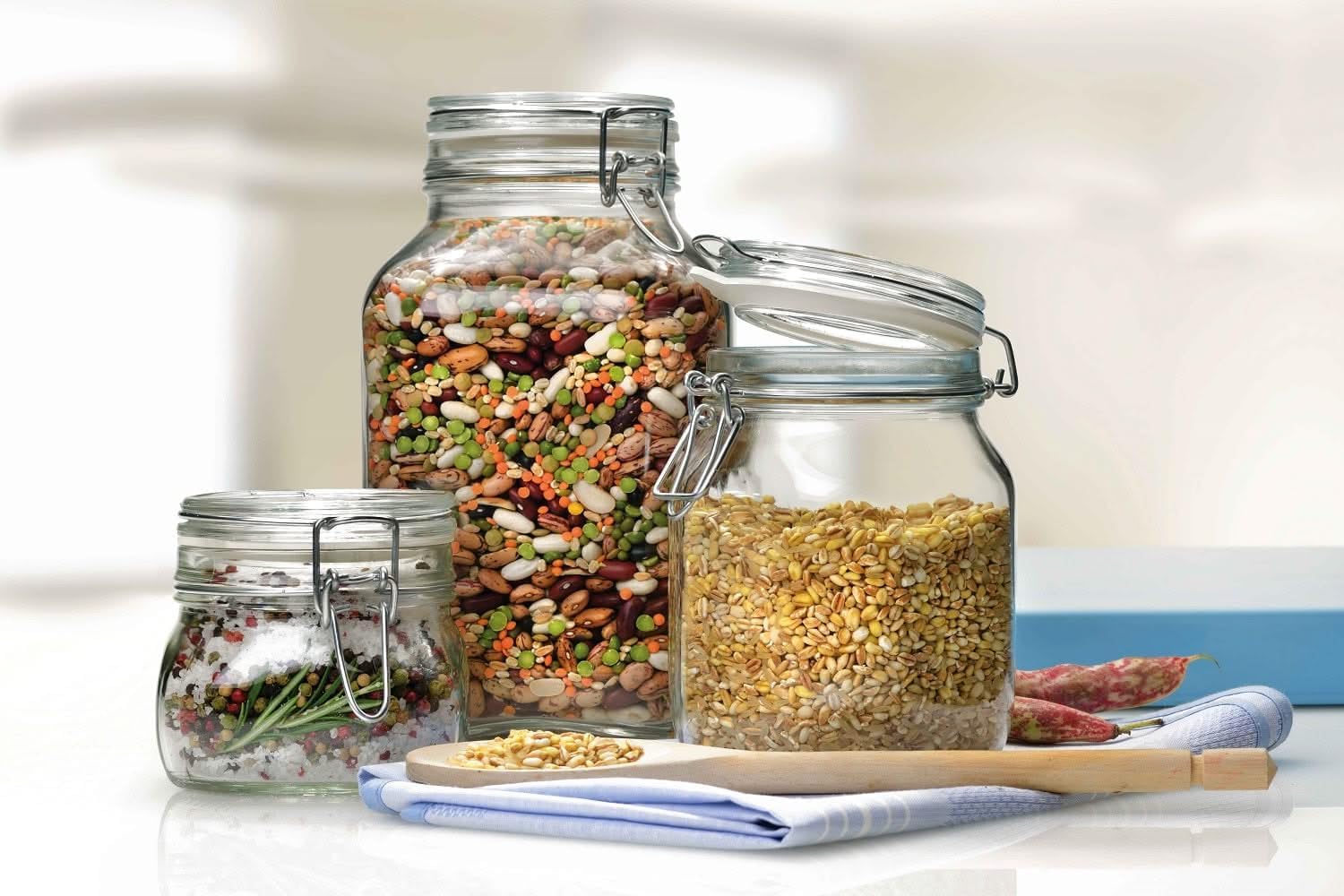 bormioli rocco fido clip jar, clear, 3 litres, brr.gw008043