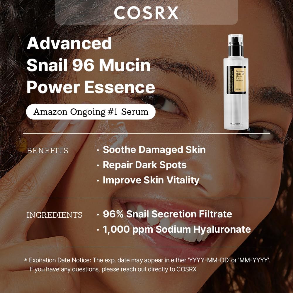 cosrx, advanced snail 96 mucin power essence , 3.38 fl oz (100 ml)