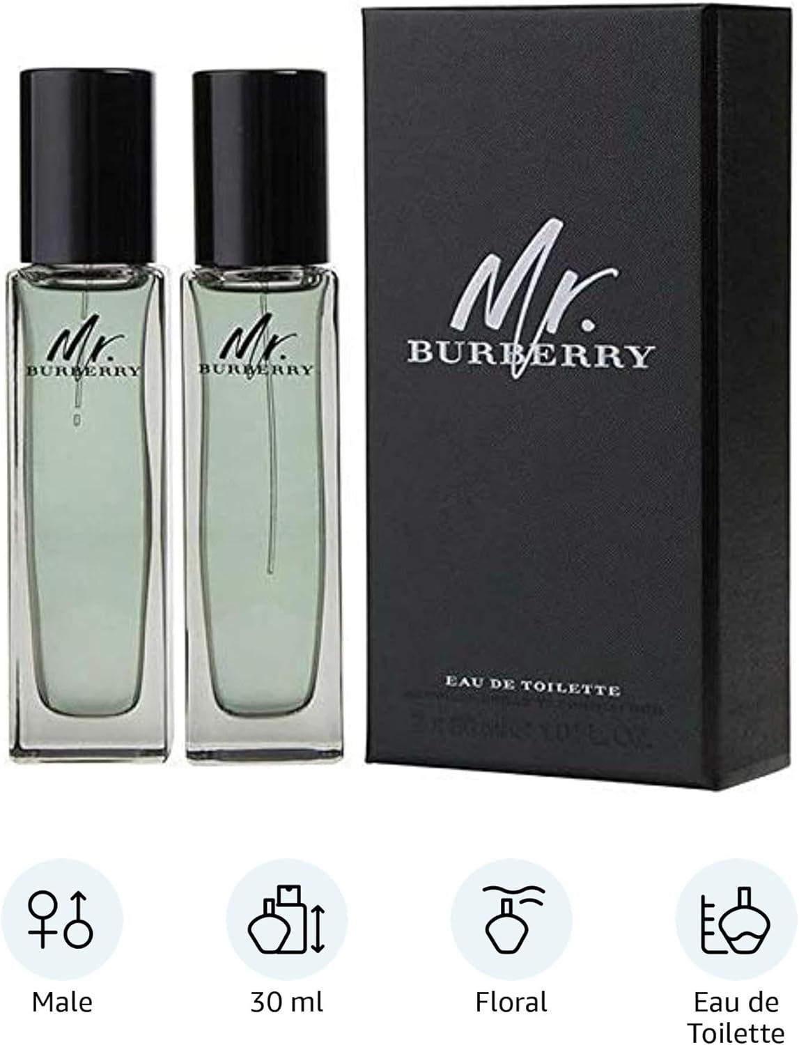 burberry mr eu de toilette 2 x 30 ml travel set