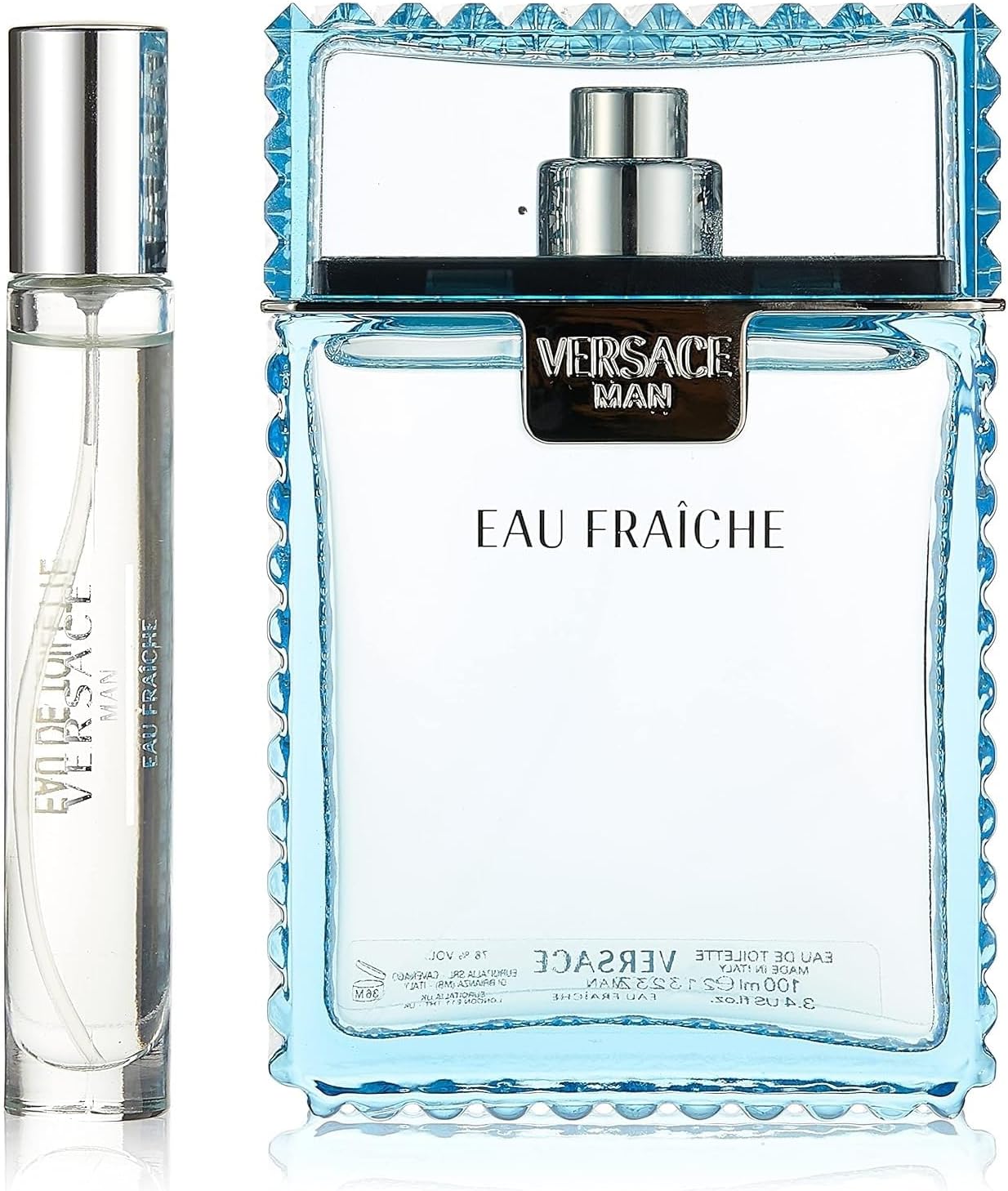 versace eau fraiche edt 100 ml gift set, 100.0 millilitre