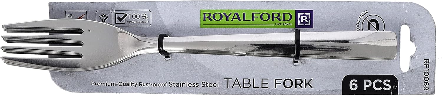 royalford 6 pcs table fork