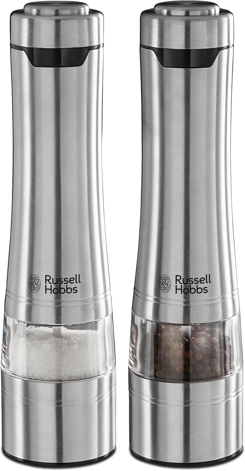 russell hobbs classic salt & pepper grinder 23460 56 stainless, 6 x 6 x 23.3 cm