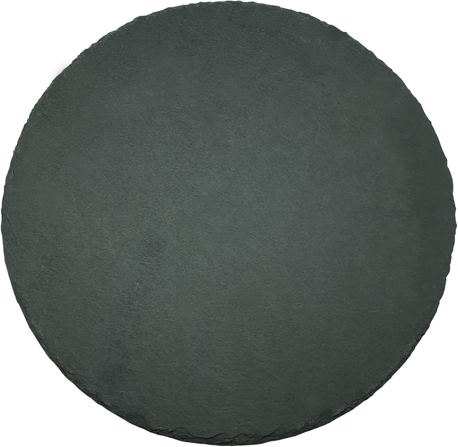 raj round slate plate, 30 cm , black, sl0011 , 1 pc