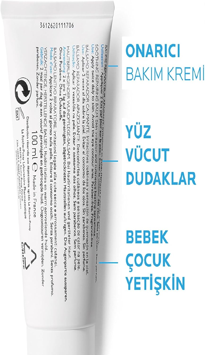 la roche posay cicaplast baume b5 soothing repairing balm, 100ml