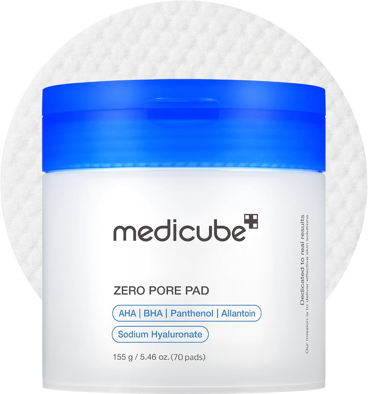 medicube zero pore pad 2.0 | 70 sheets | aha+bha pore + acne care | gentle exfoliating & peeling | no sulfates & parabens