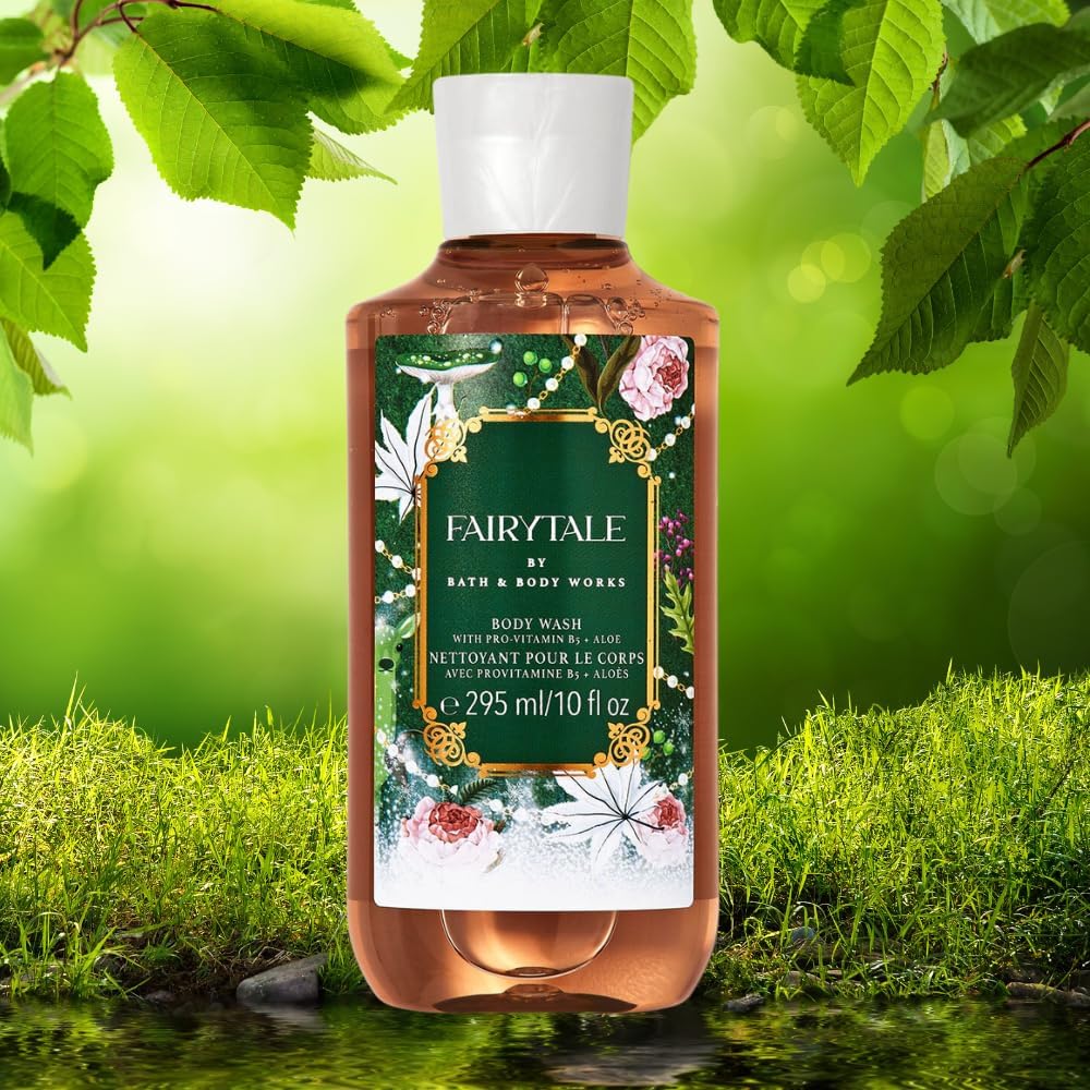 bath & body works fairytale 3 pc bundle trio shower gel, fine fragrance mist and body lotion