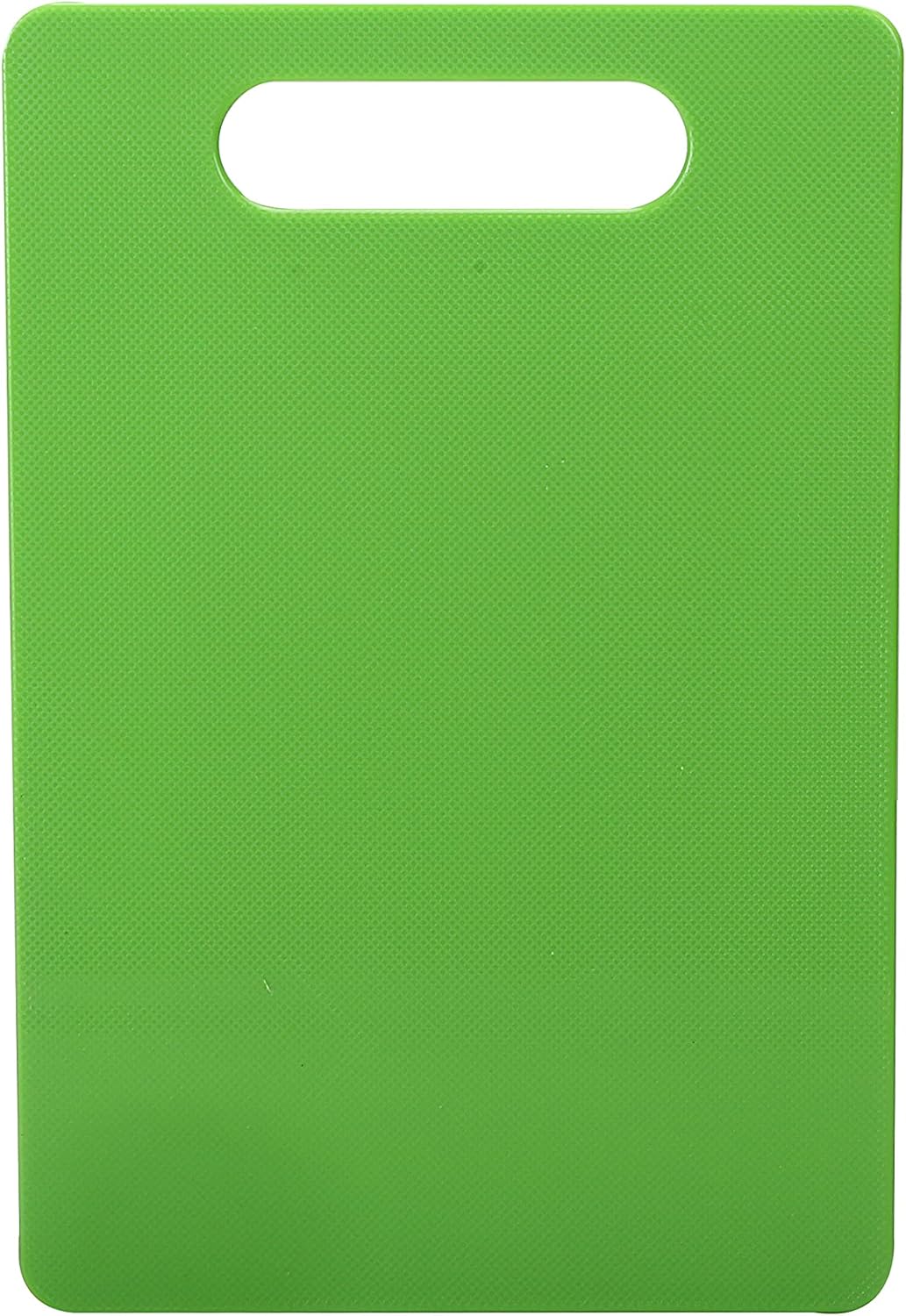 royalford cutting board with non slip base perfect for fruits & vegetables hanging hole for easy storage, assorted colors, small