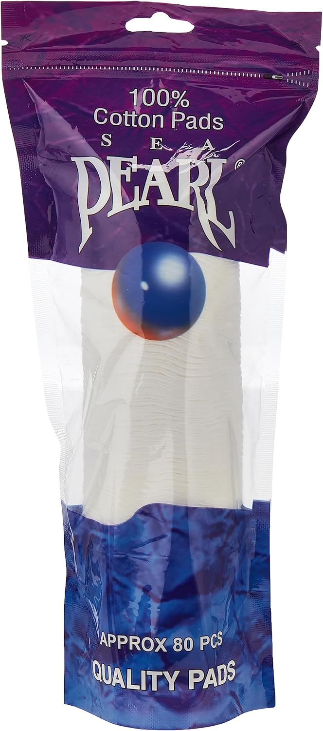 sea pearl cotton make up cosmetics pads (pack of 3 x 80)