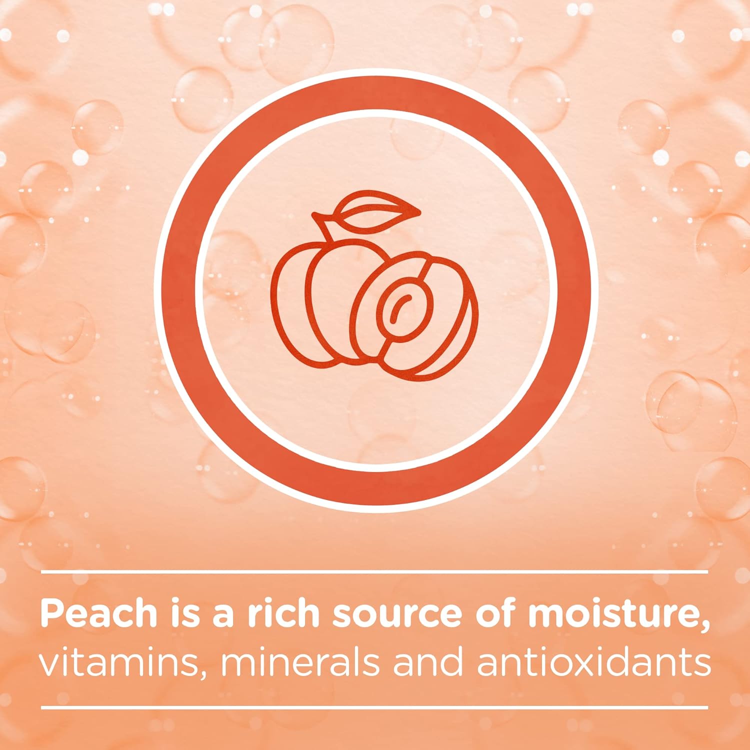 johnson's vita rich, indulging hand wash, peach, 300ml