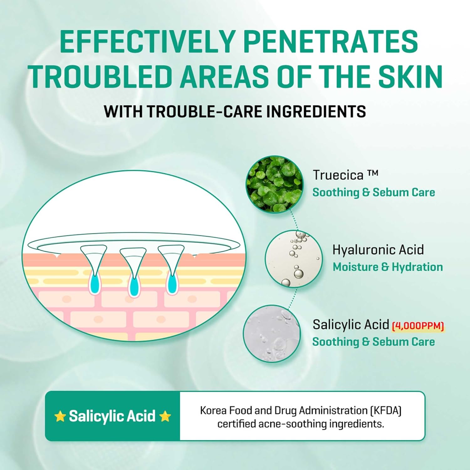 some by mi micro pin spot patch | microneedle hydrocolloid pimple patch with salicylic & hyaluronic acid | skin troubles care focused spot cover | pack of 1, 14mm 9 counts