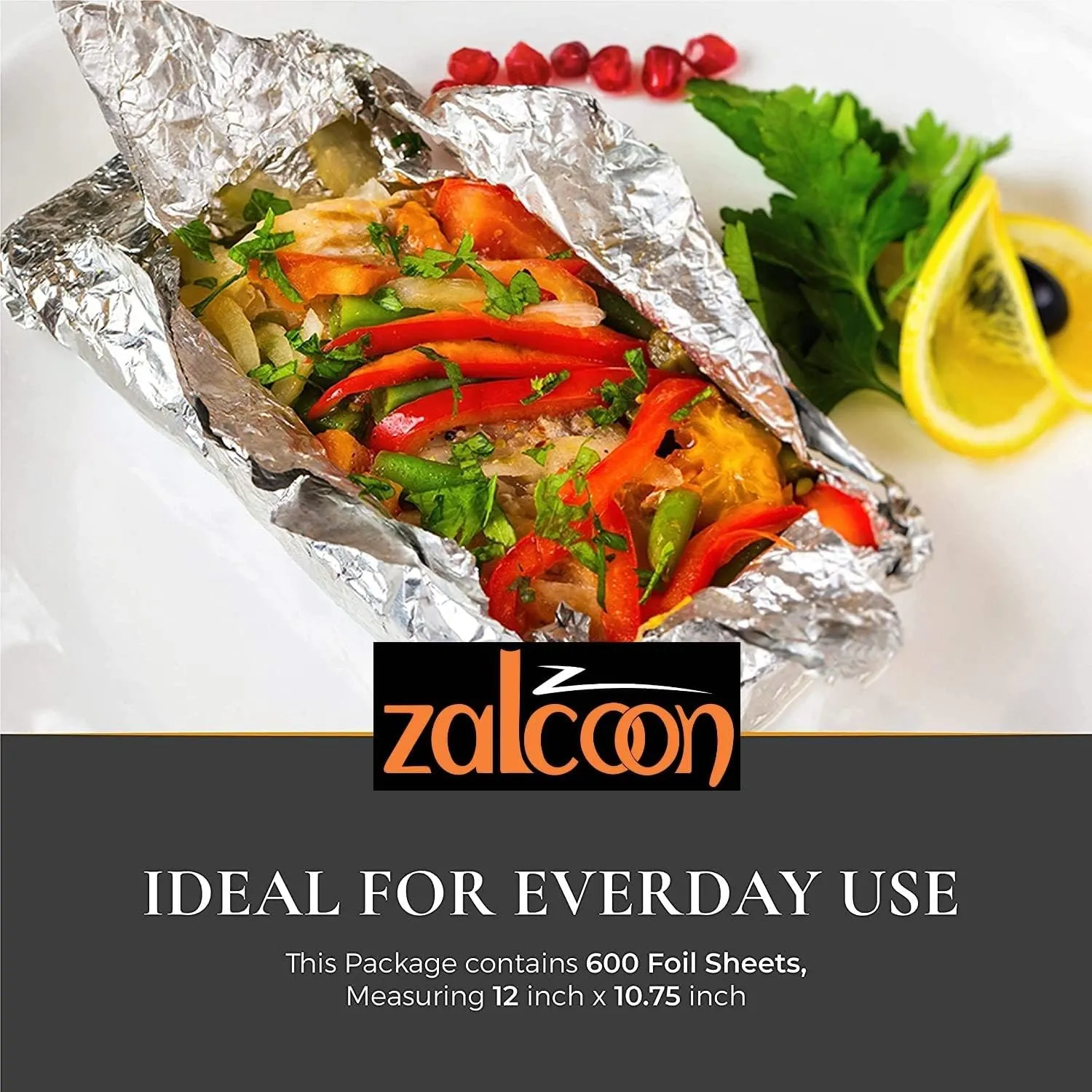 Falcon Heavy Duty Aluminium Foil 1.5KG x 45CM Long Roll, Commercial Grade & Extra Thick, Strong Enough for Food Service Industry (Pack of 1)