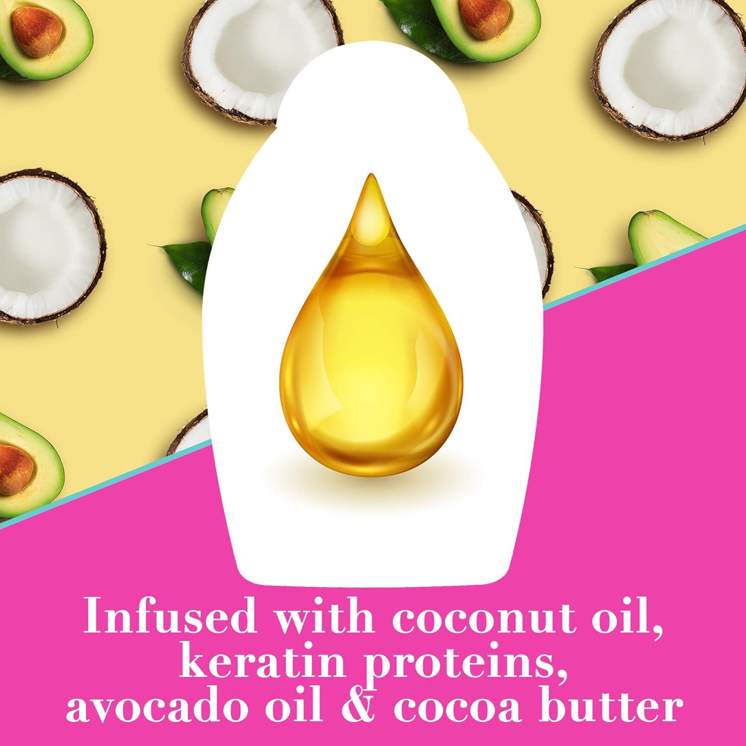 ogx shampoo and conditioner ever straightening with brazilian keratin smooth 385ml pack of 2