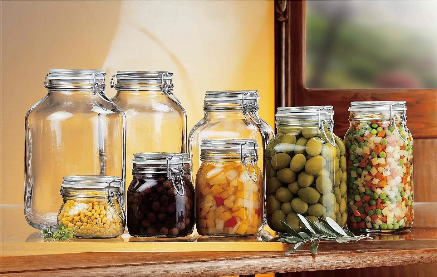 bormioli rocco fido clip jar, clear, 3 litres, brr.gw008043