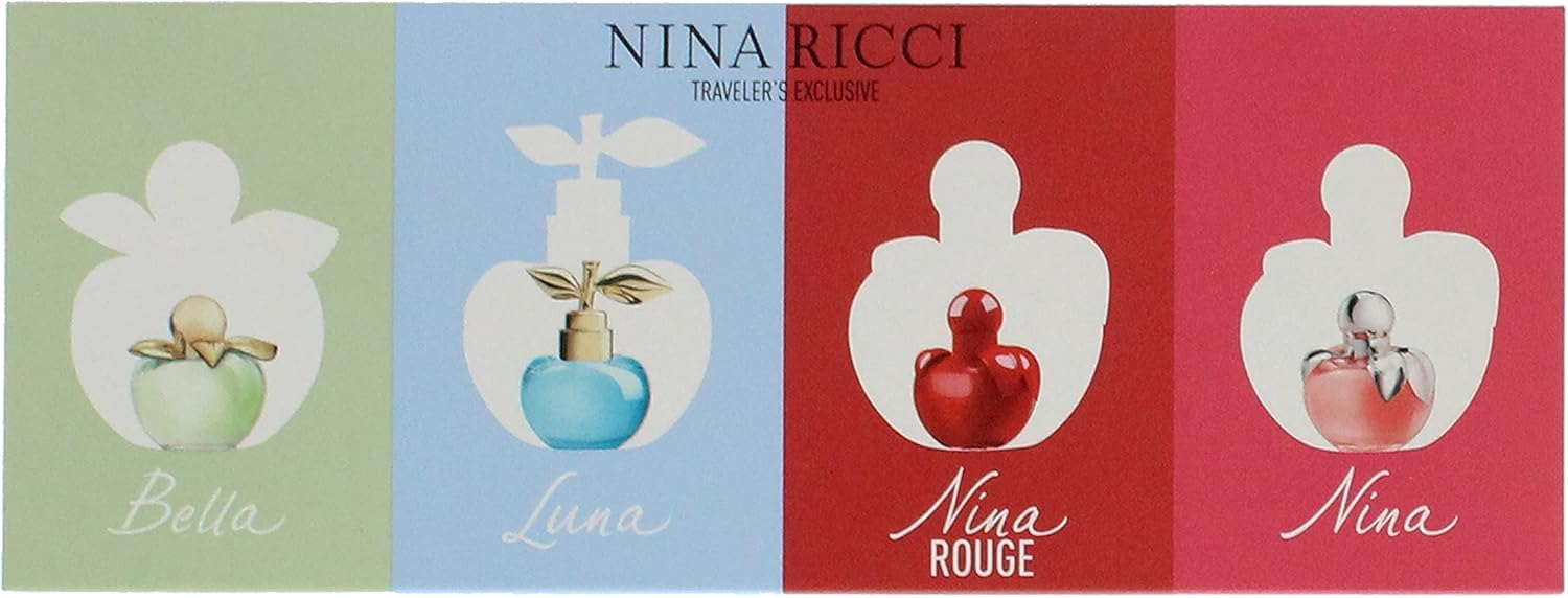 nina ricci miniature gift set for her, floral