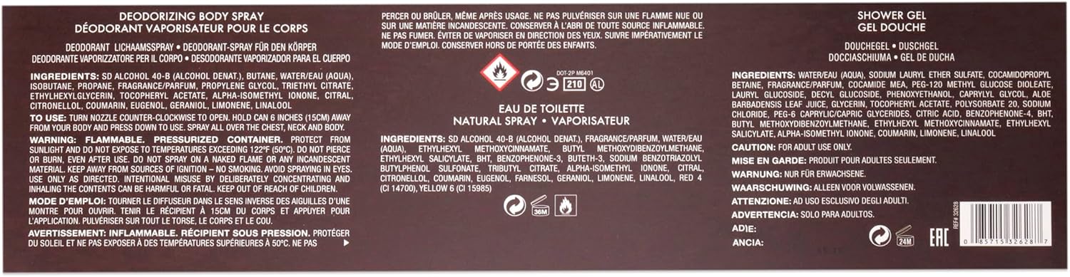 guess 1981 los angeles, eau de toilette for men100ml, + 200ml shower gel, +226ml body spray set (2020)