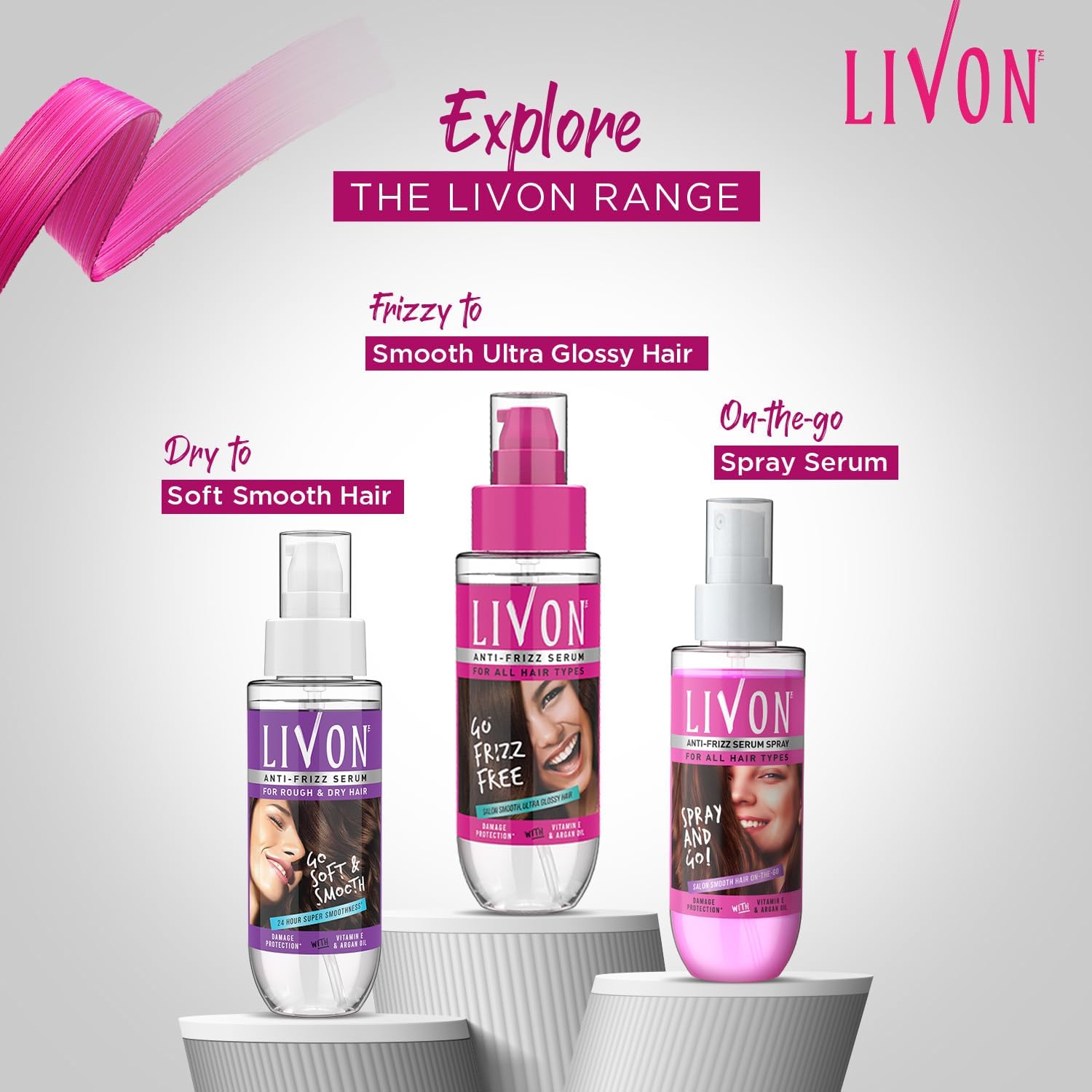livon serum reduces hair breakage restores hair moisture balance 100 ml, packaging may vary