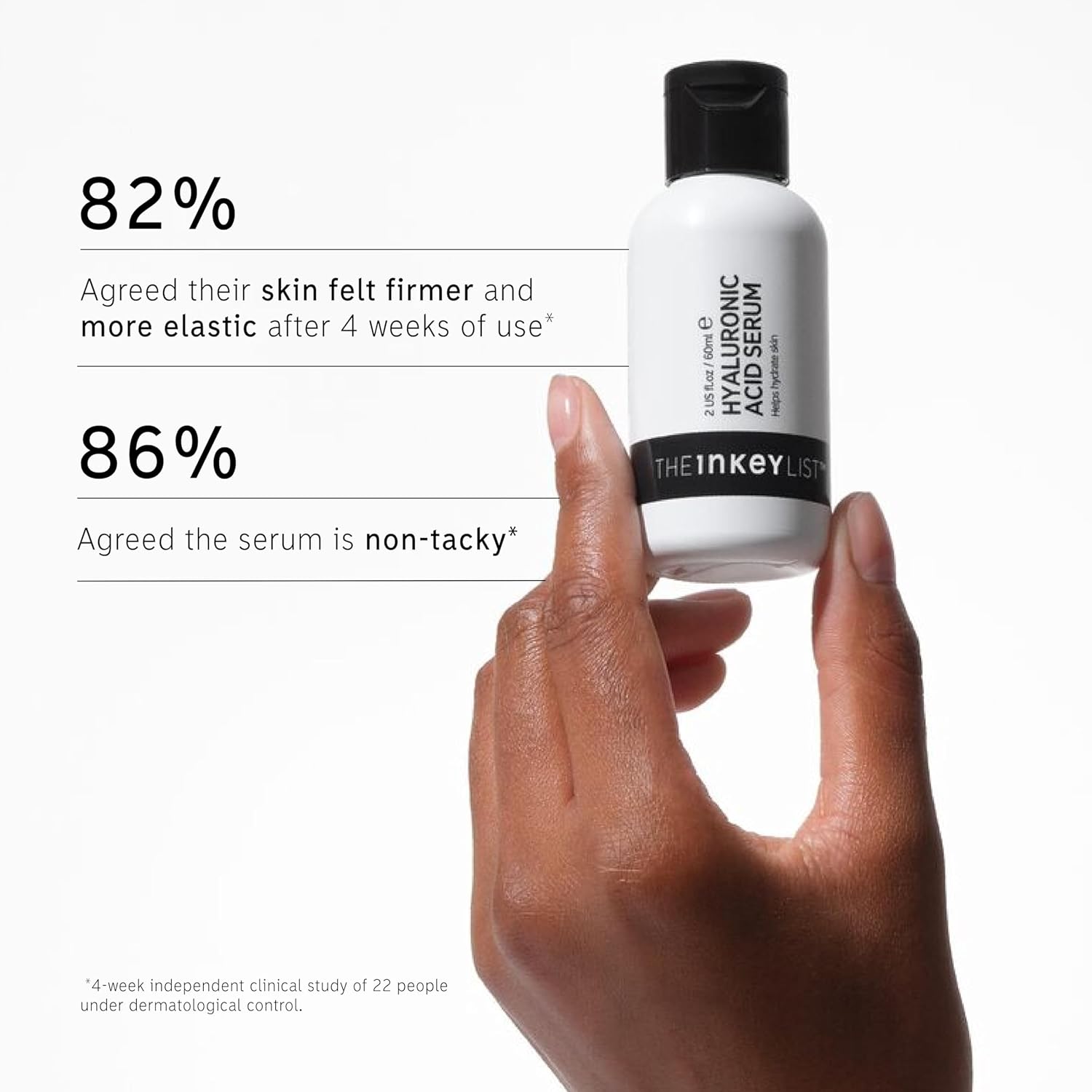 the inkey list 2% hyaluronic acid hydrating serum to plump and smooth skin for all skin types,30ml