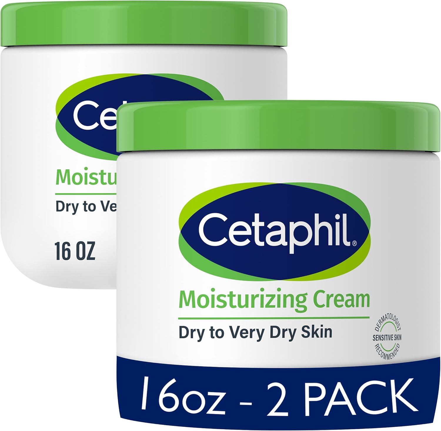 cetaphil moisturizing cream 453g (pack of 2)