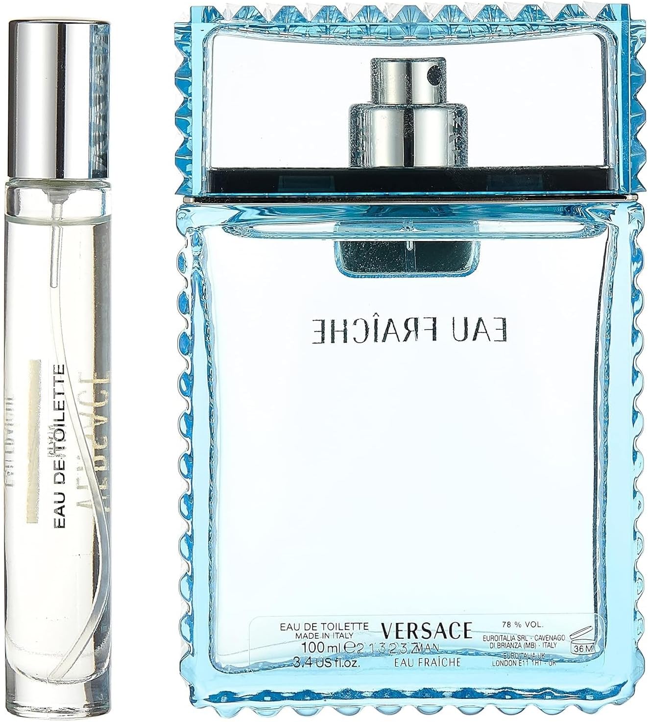 versace eau fraiche edt 100 ml gift set, 100.0 millilitre