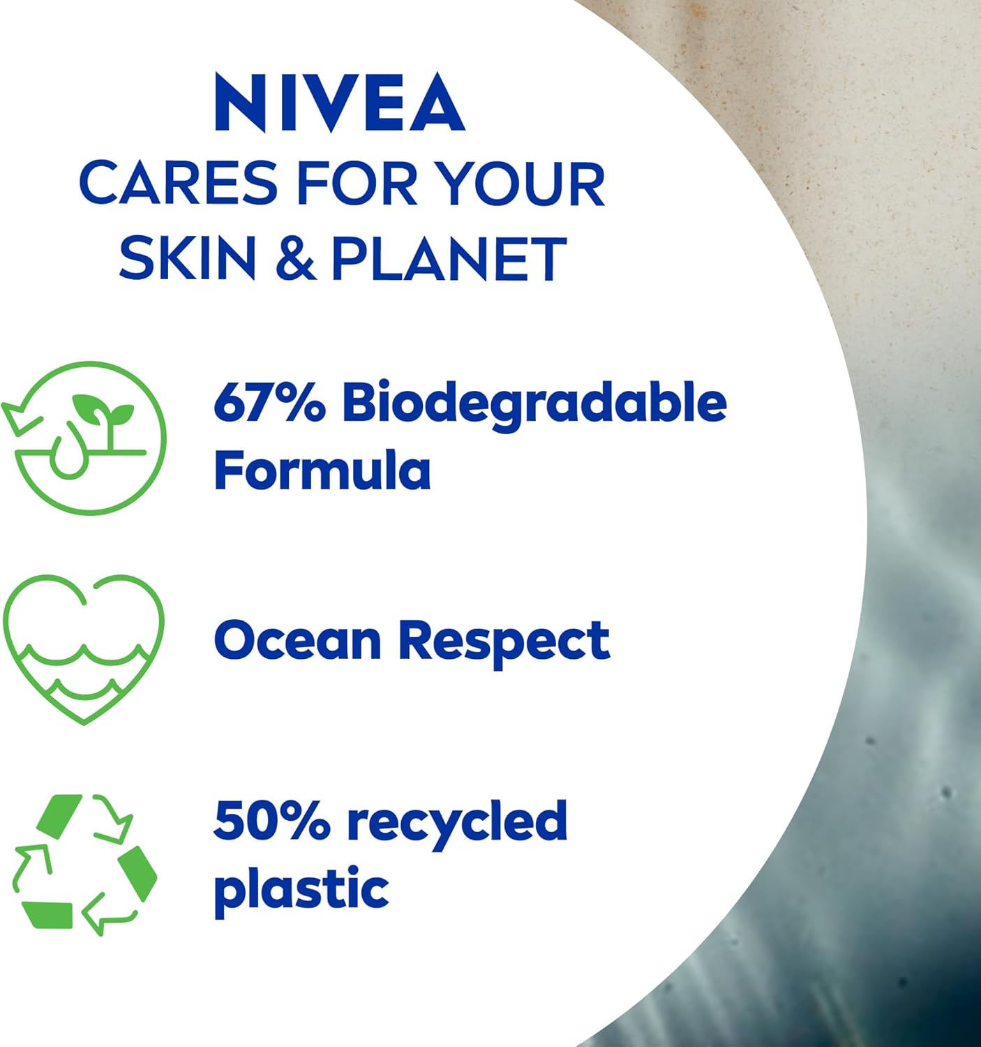 nivea sun face cream, spf 50, high uva and uvb protection, with q10 technology, anti age, water resistant, non greasy, 50ml