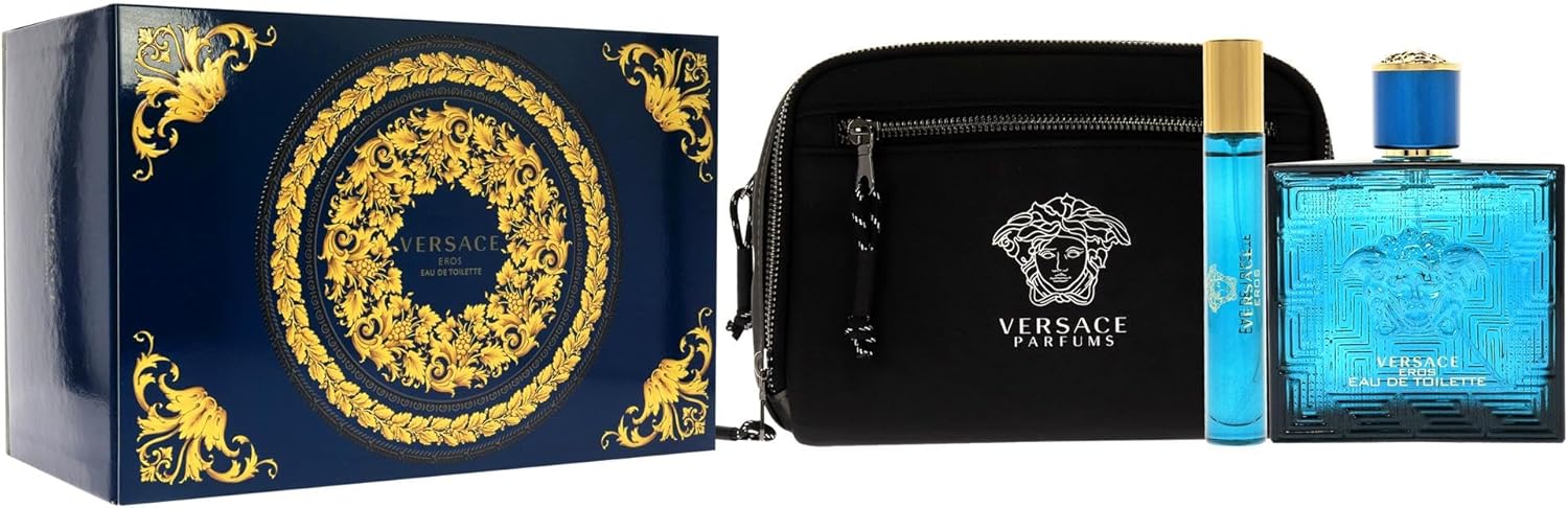 versace eros man edt 100 ml gift set
