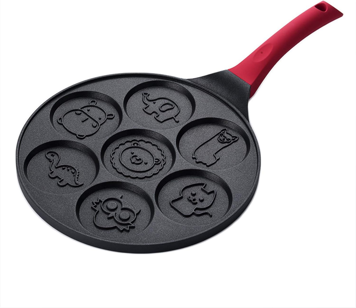 goolrc goolrc pancake maker pan griddle pancake pan molds for kids nonstick pancake griddle pan with 7 animal shapes
