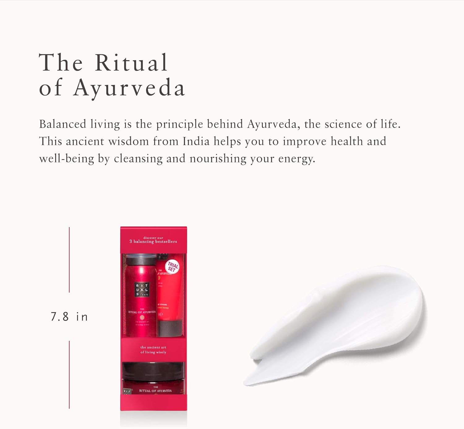 rituals, the ritual of ayurveda trial gift set, 1 set