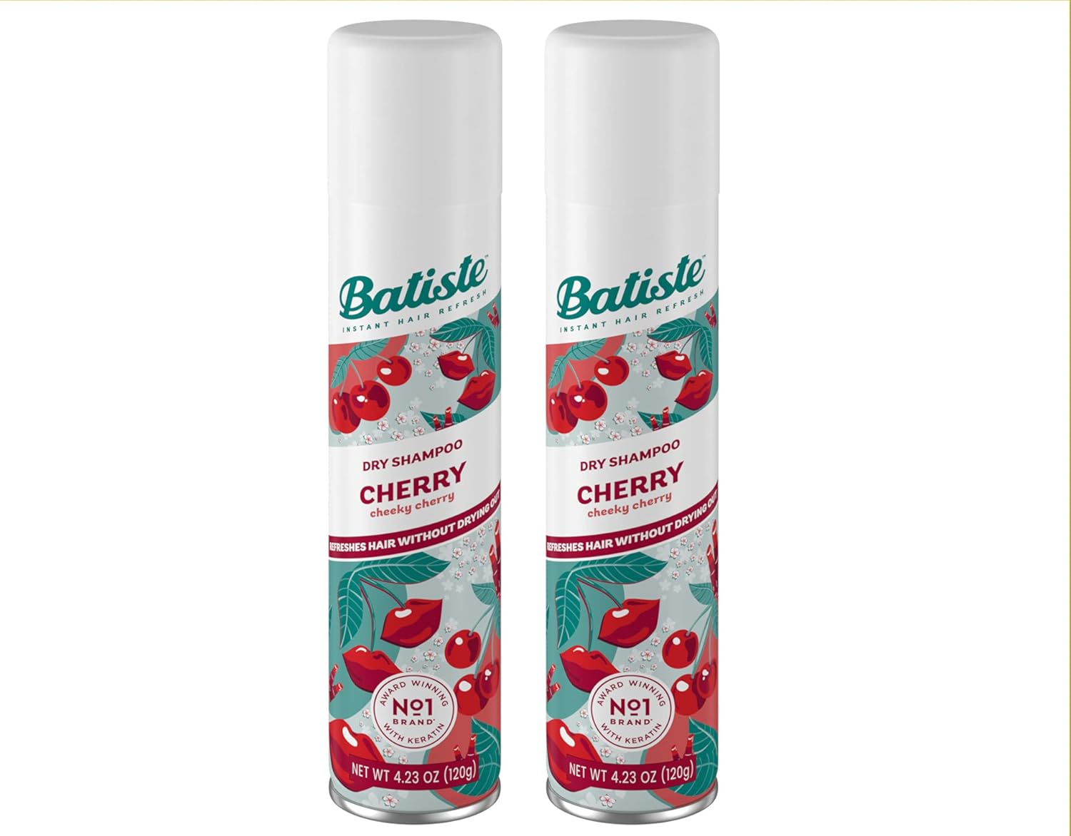 batiste dry shampoo, cherry, 6.73 ounce (2 pack)