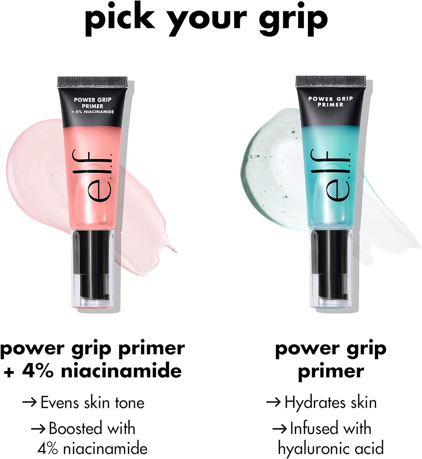 e.l.f. power grip primer, gel based & hydrating face primer for smoothing skin & gripping makeup, moisturizes & primes, 0.811 fl oz (24 ml)