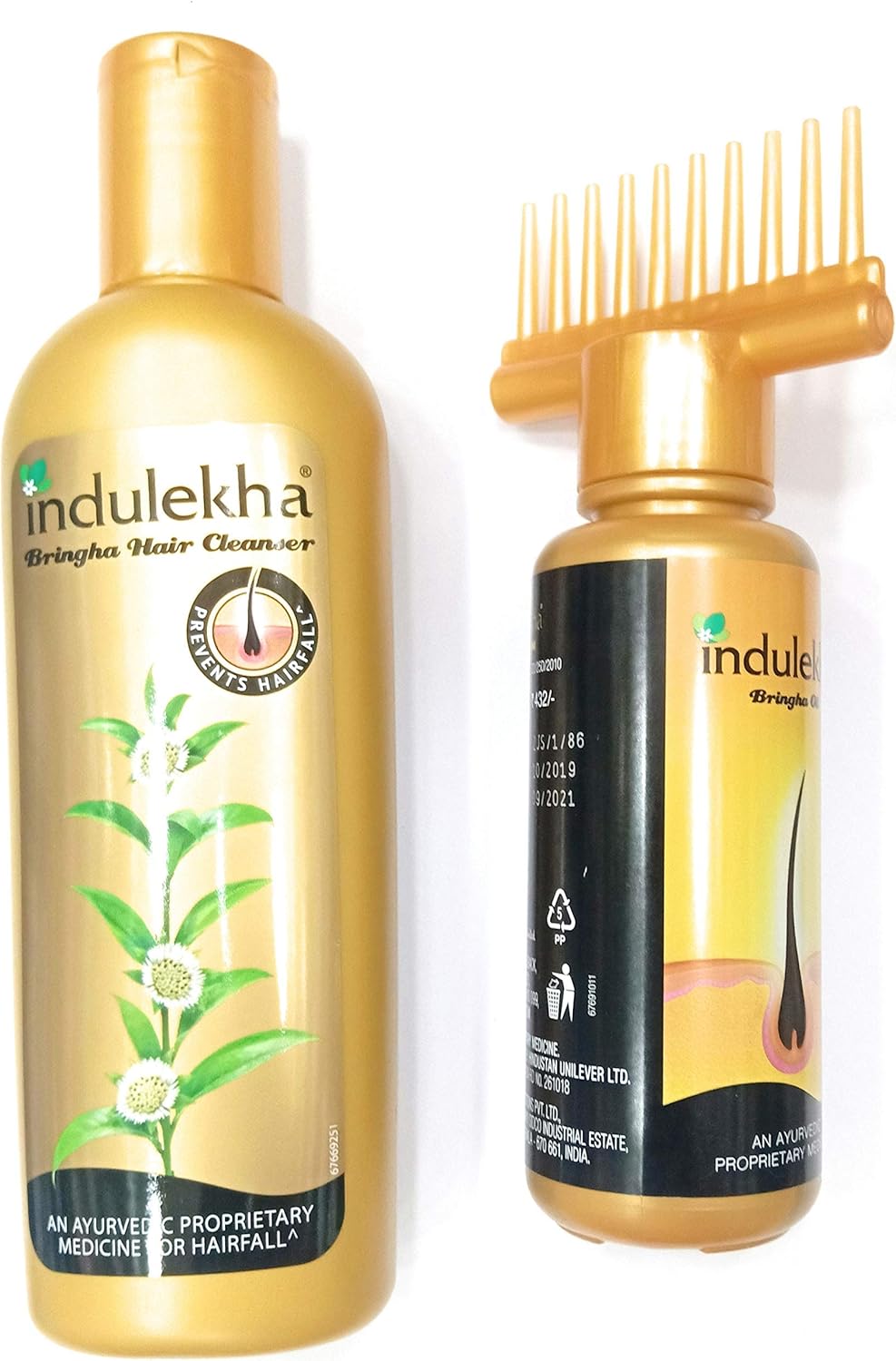 indulekha bringha hair oil and shampoo (200ml)