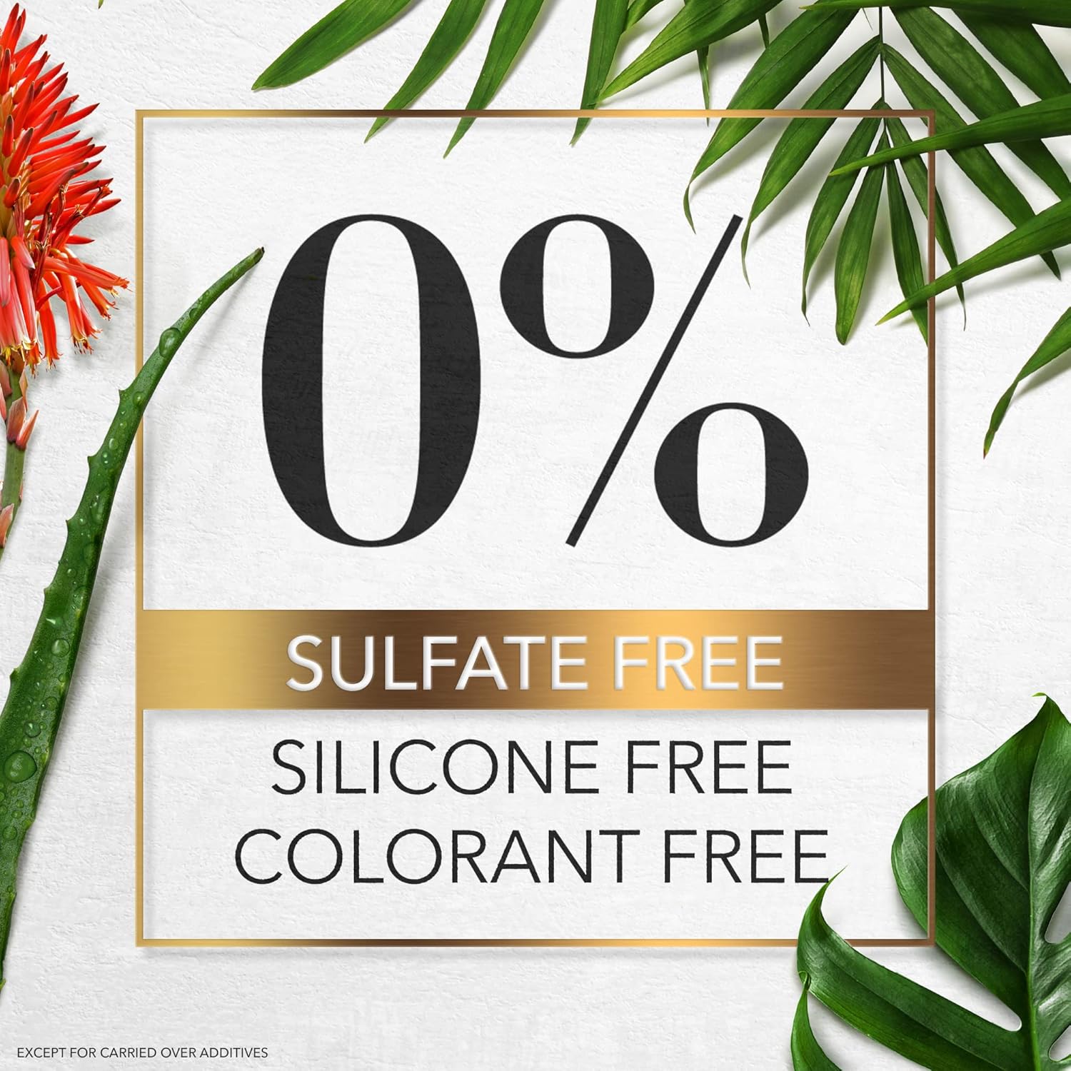 herbal essences sulfate free potent aloe + bamboo shampoo & conditioner for dry hair and frizzy hair, 400ml