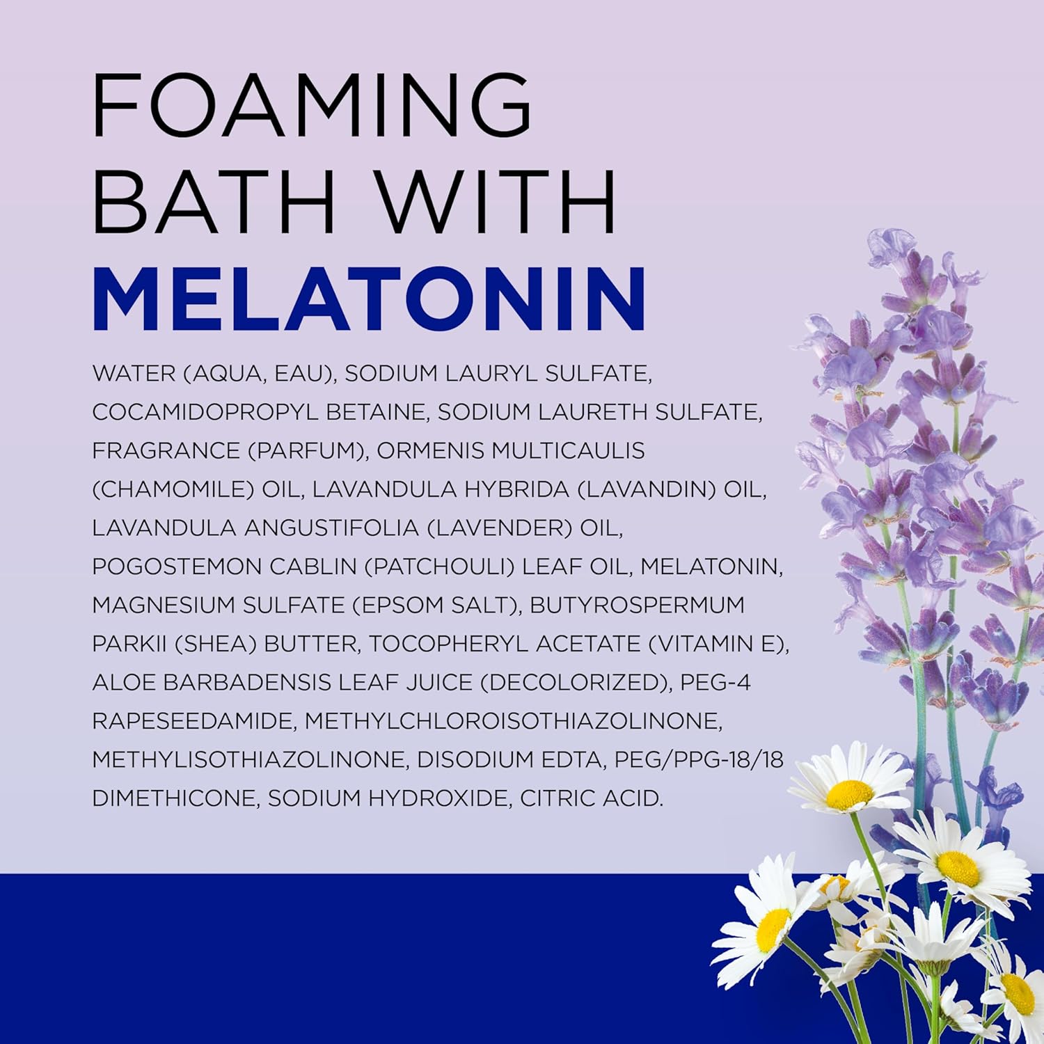 dr teal's foaming bath sleep with melatonin 1000ml. packaging may vary