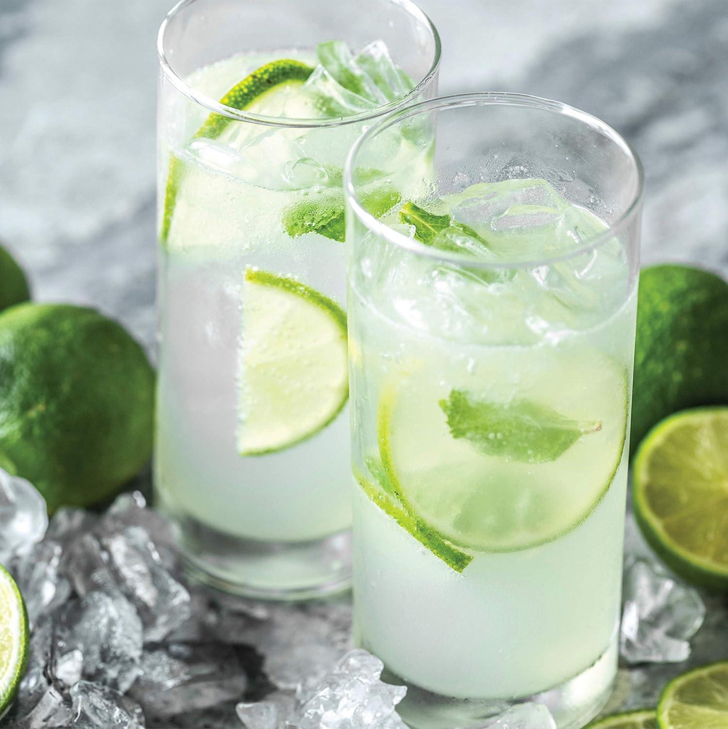 ocean san marino hi ball glasses, clear, 290ml, set of 6, b00410, mocktail glass, highball glass, tall glass, beverage glass, long drink glass, water glass, juice glass