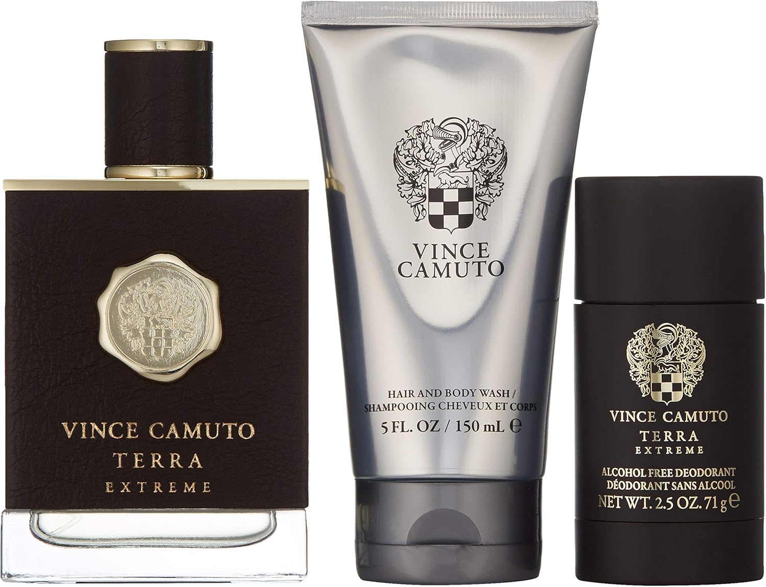 vince camuto terra extreme 3 piece gift set, 3.4 fl. oz.