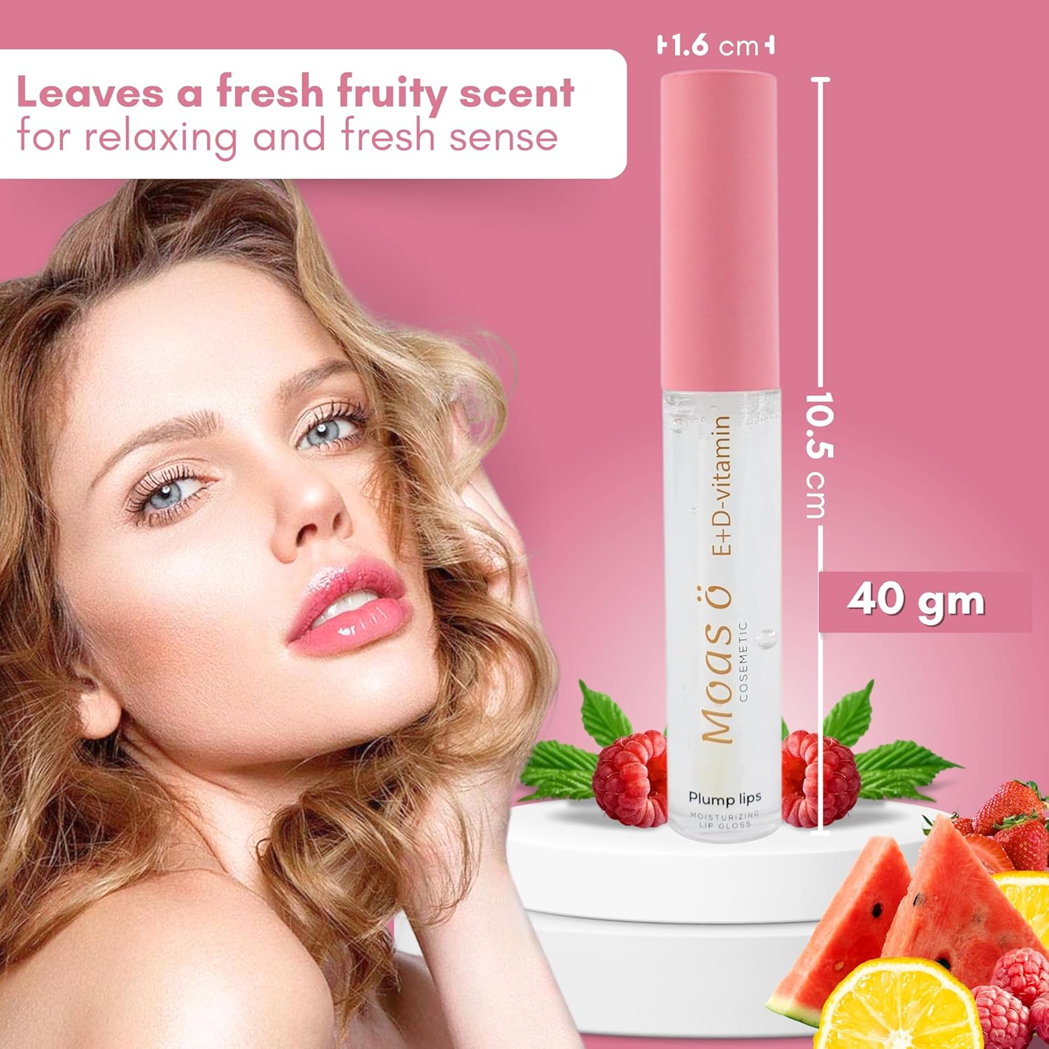 moas Ö premium extreme beauty lip plumper filler lip gloss balm long lasting natural lip tint and lip oil for fuller softer lips without injections