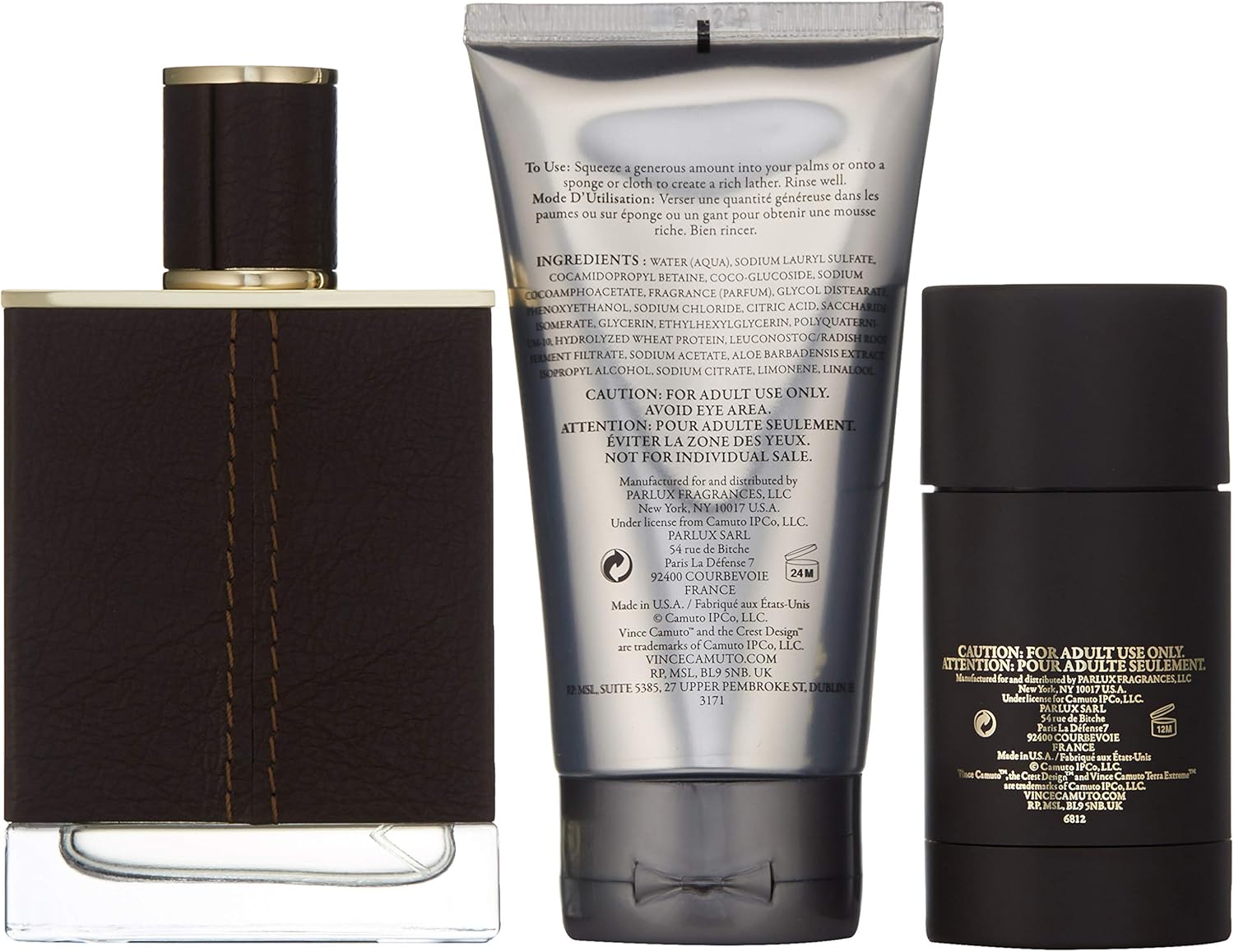 vince camuto terra extreme 3 piece gift set, 3.4 fl. oz.