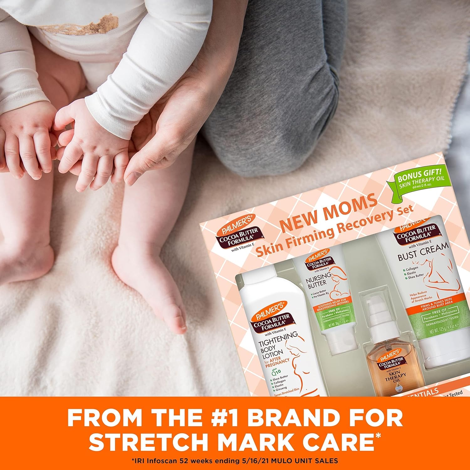 palmer's cocoa butter formula new moms skin recovery set (set of 4)