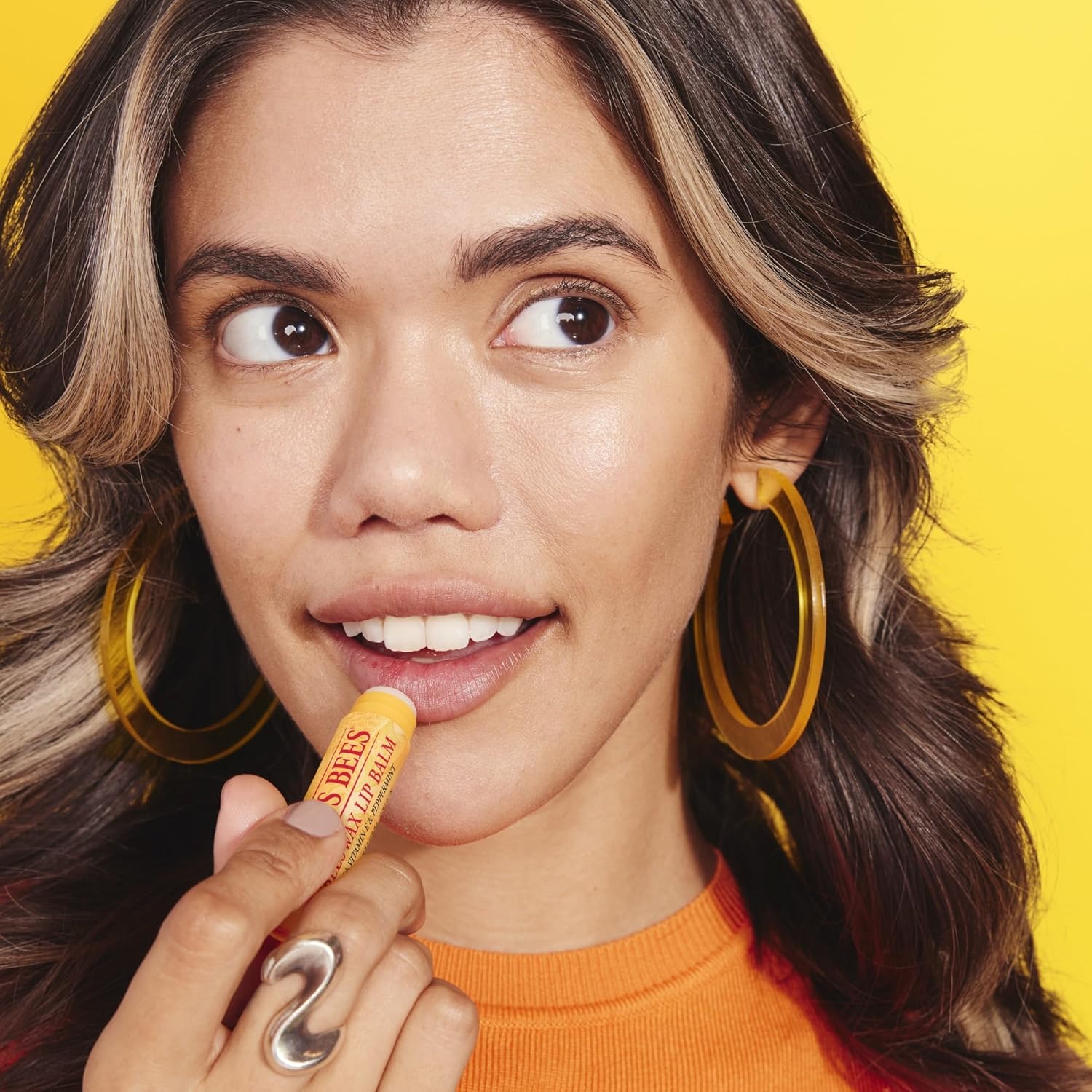 burt's bees lip balm gift set, beeswax, honey & pomegranate lip balms, trio tin in reusable keepsake tin, 3x4.25g