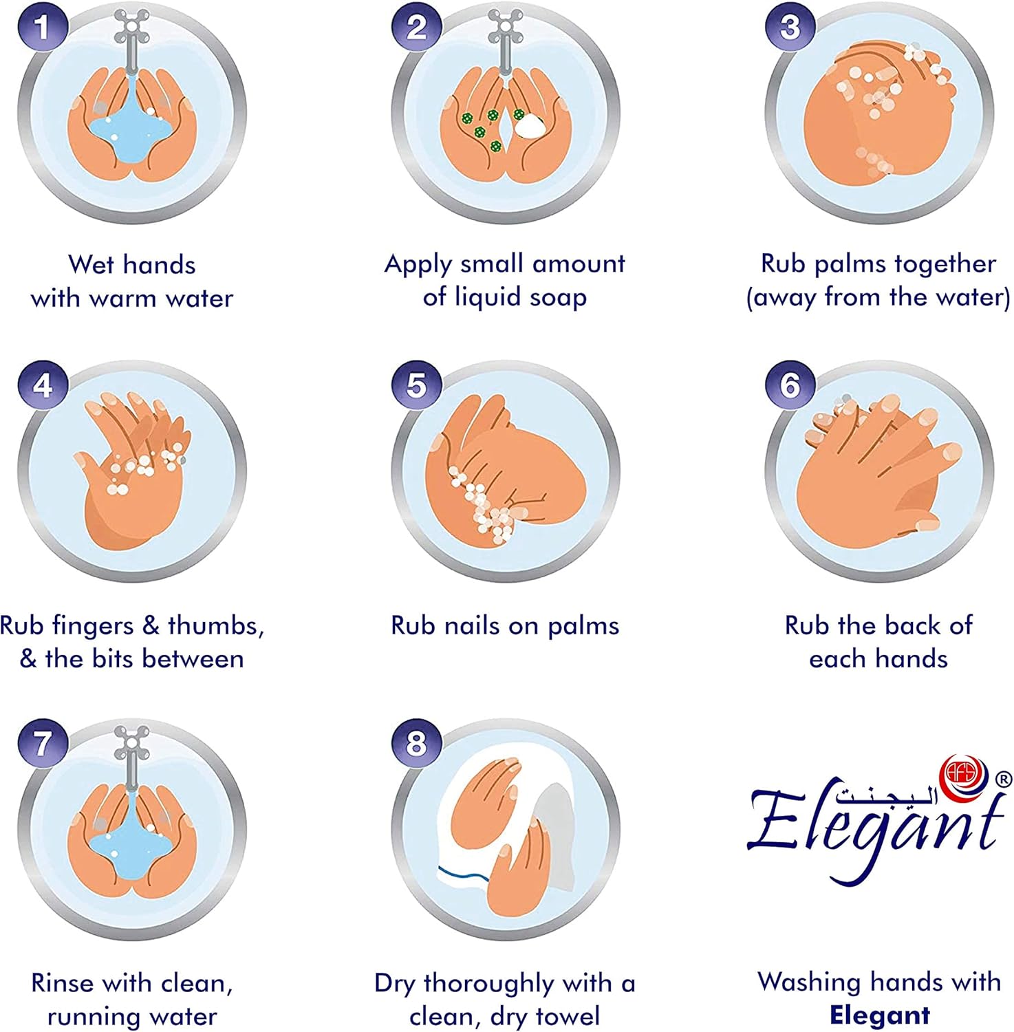 elegant hand wash liquid refill 5 liter lovely lavender effective germ protection – liquid hand wash provides gentle and effective care – fragrant and soft