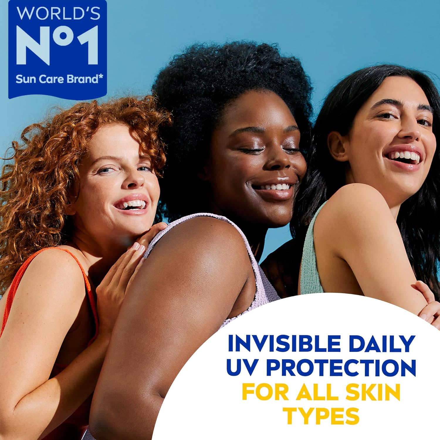 nivea sun face cream, spf 50, high uva and uvb protection, with q10 technology, anti age, water resistant, non greasy, 50ml