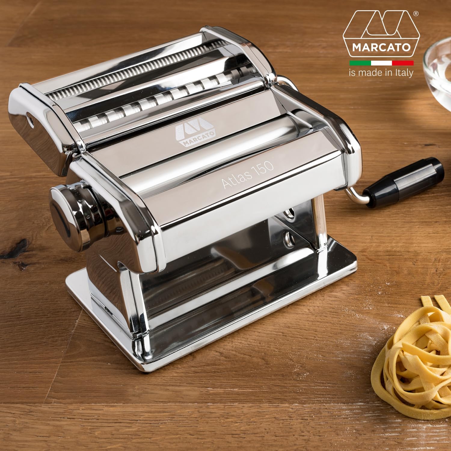 marcato atlas 150 pasta maker, silver