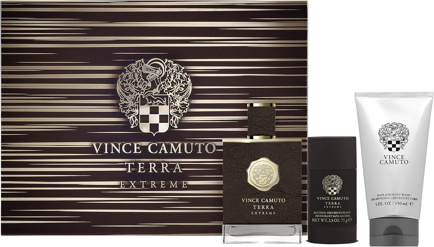 vince camuto terra extreme 3 piece gift set, 3.4 fl. oz.