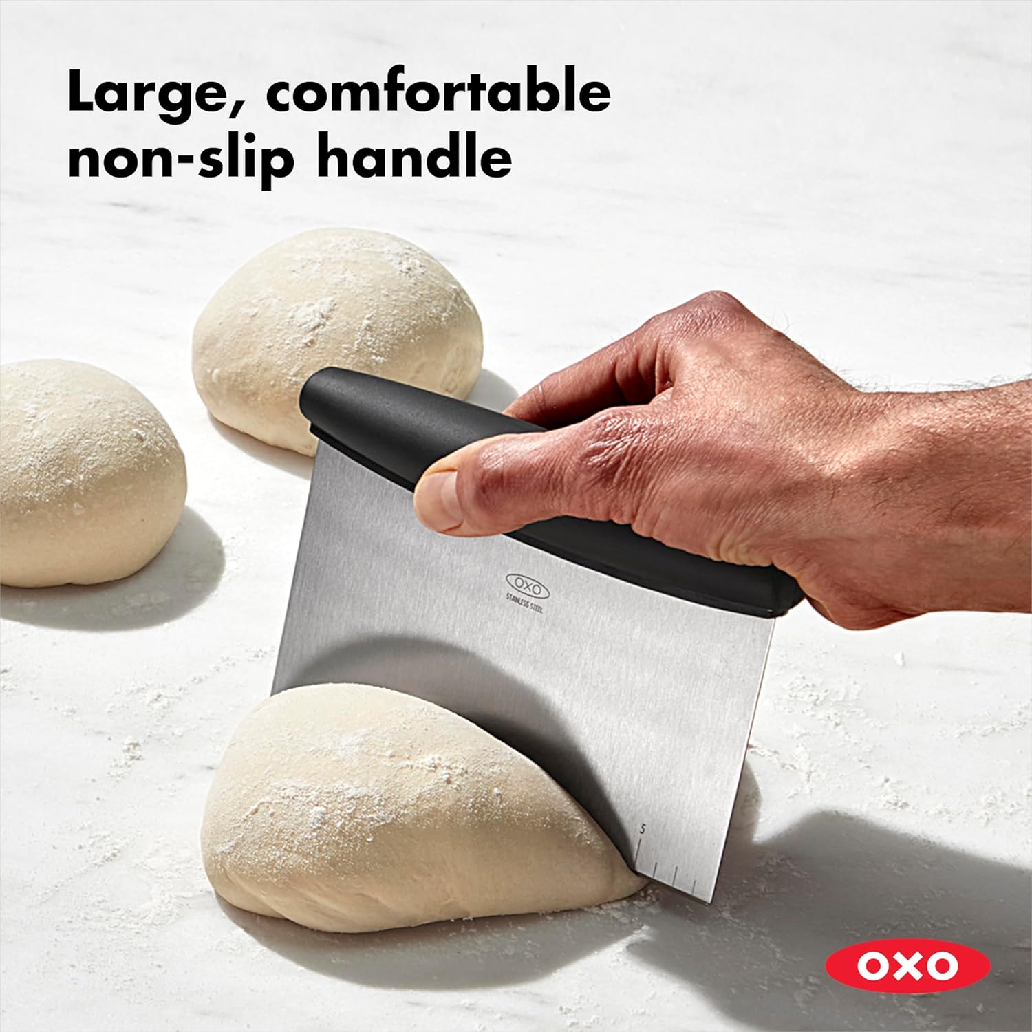 oxo good grips stainless steel scraper & chopper